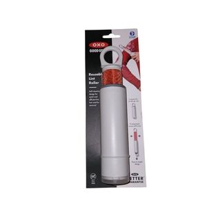 OXO Gray and Red Reusable Lint Roller